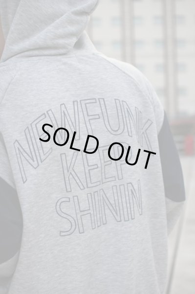 画像9: 【NEWFUNK】LINE ZIP HOODIE (Gray) (9)