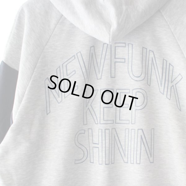 画像5: 【NEWFUNK】LINE ZIP HOODIE (Gray) (5)