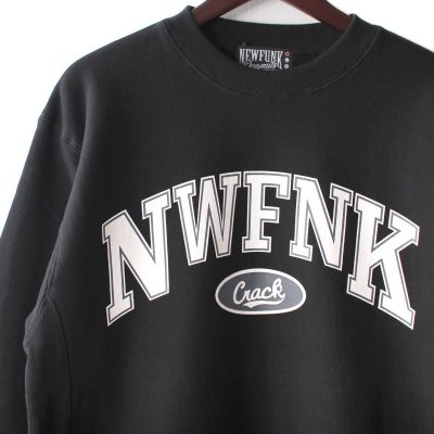 画像1: 【NEWFUNK】McG CREW NECK SWEAT -Heavy Weight- (Black)