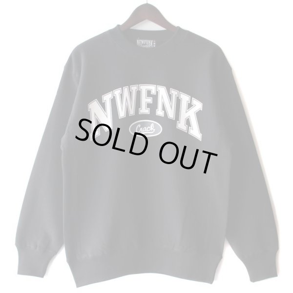 画像1: 【NEWFUNK】McG CREW NECK SWEAT -Heavy Weight- (Black) (1)