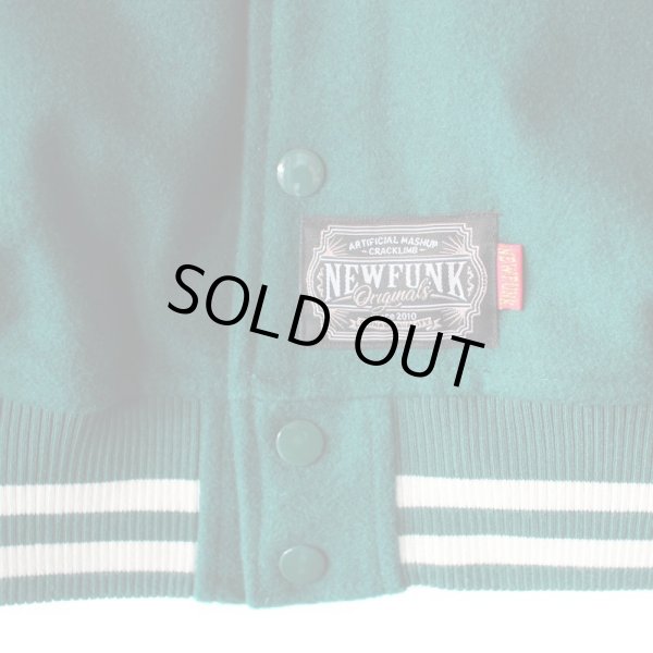 画像7: 【NEWFUNK】STILL STADIUM JACKET (Billiard Green) (7)