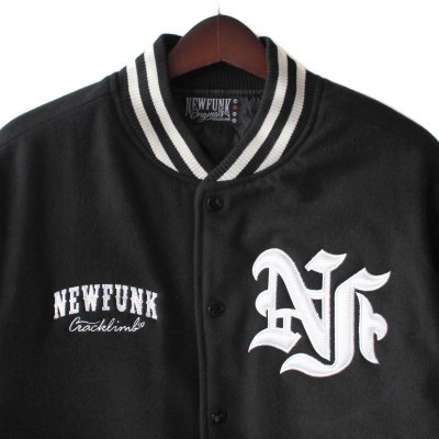 画像2: 【NEWFUNK】STILL STADIUM JACKET (Black)