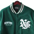 画像3: 【NEWFUNK】STILL STADIUM JACKET (Billiard Green) (3)