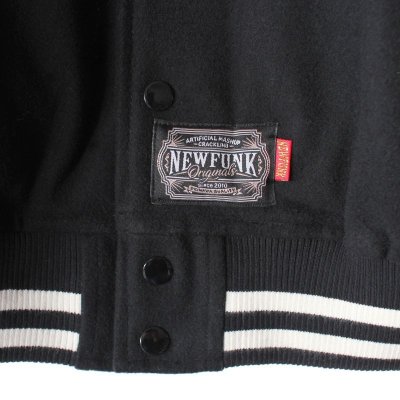 画像3: 【NEWFUNK】STILL STADIUM JACKET (Black)