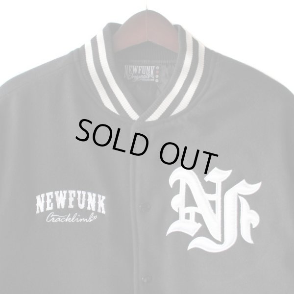 画像3: 【NEWFUNK】STILL STADIUM JACKET (Black) (3)