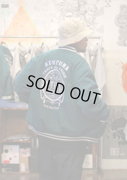 画像10: 【NEWFUNK】STILL STADIUM JACKET (Billiard Green) (10)
