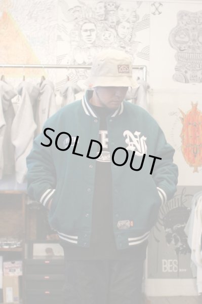 画像9: 【NEWFUNK】STILL STADIUM JACKET (Billiard Green) (9)