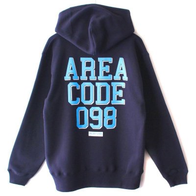 画像3: 【NEWFUNK】AREA CODE 098 HOODIE (Navy)