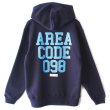 画像1: 【NEWFUNK】AREA CODE 098 HOODIE (Navy) (1)