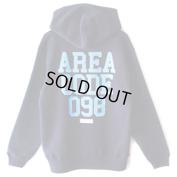 画像1: 【NEWFUNK】AREA CODE 098 HOODIE (Navy) (1)