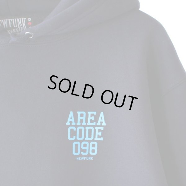 画像3: 【NEWFUNK】AREA CODE 098 HOODIE (Navy) (3)