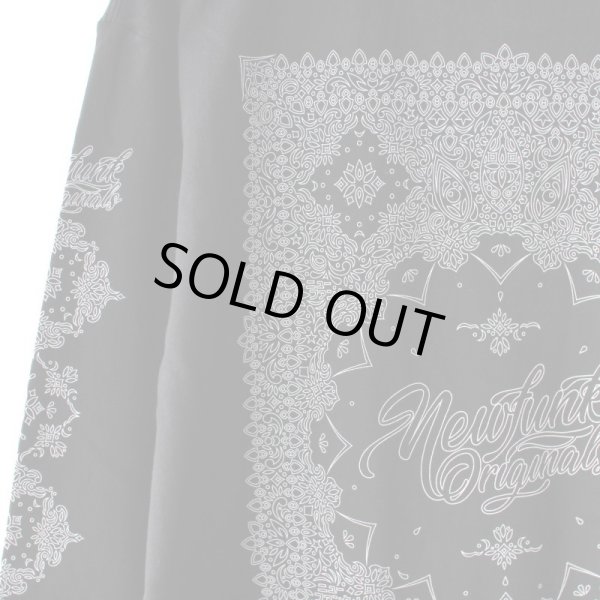 画像5: 【NEWFUNK】BLANK PAISLEY Long Sleeve Shirt (Black) (5)