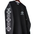画像3: 【NEWFUNK】BLANK PAISLEY Long Sleeve Shirt (Black) (3)