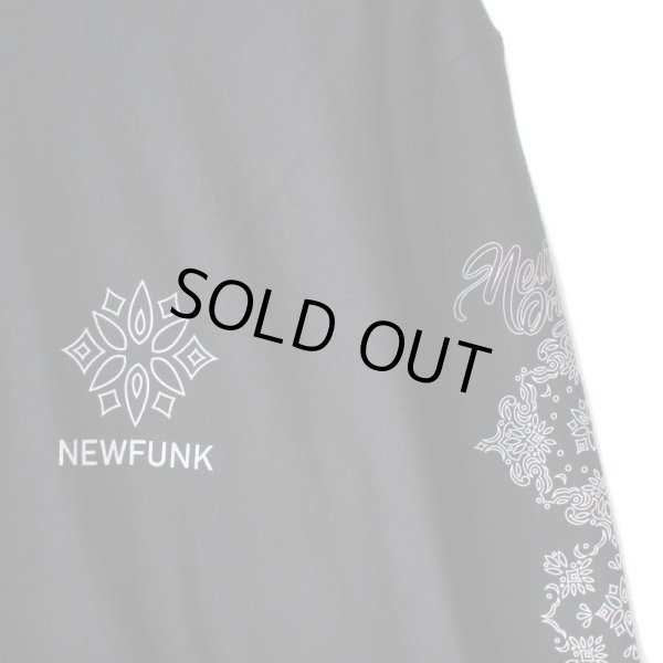 画像4: 【NEWFUNK】BLANK PAISLEY Long Sleeve Shirt (Black) (4)