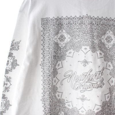 画像2: 【NEWFUNK】BLANK PAISLEY Long Sleeve Shirt (White)