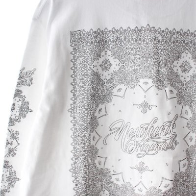 画像2: 【NEWFUNK】BLANK PAISLEY LONG SLEEVE SHIRT (White)