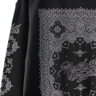 画像2: 【NEWFUNK】BLANK PAISLEY LONG SLEEVE SHIRT (Black)