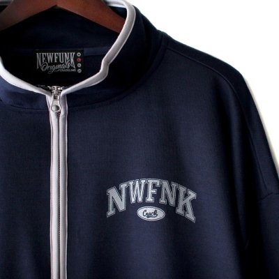 画像1: 【NEWFUNK】McG HALF ZIP SWEAT (Navy)