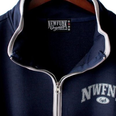 画像2: 【NEWFUNK】McG HALF ZIP SWEAT (Navy)