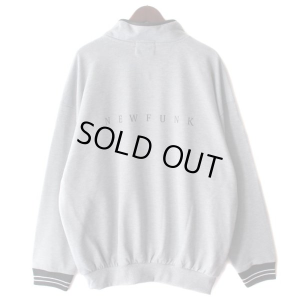 画像2: 【NEWFUNK】McG HALF ZIP SWEAT (Gray) (2)