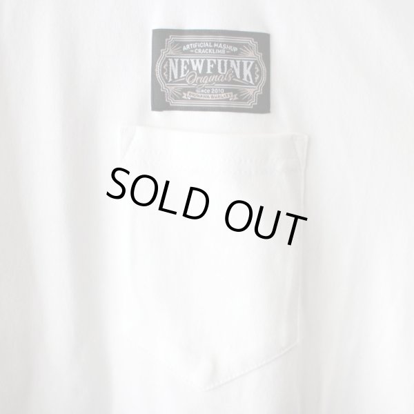 画像3: 【NEWFUNK】AMKZTAG POCKET TEE (White) (3)