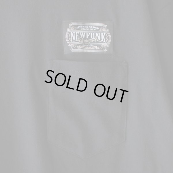 画像3: 【NEWFUNK】AMKZTAG POCKET TEE (Black) (3)