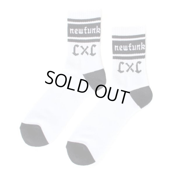 画像1: 【NEWFUNK】CxC Socks (White) (1)