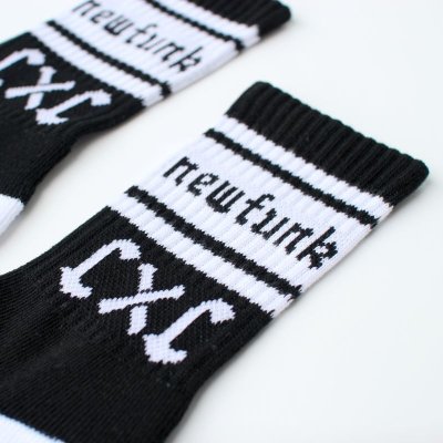 画像1: 【NEWFUNK】CxC Socks (Black)