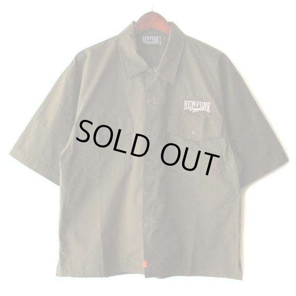 画像1: 【NEWFUNK】NFO Work Shirt (Olive) (1)