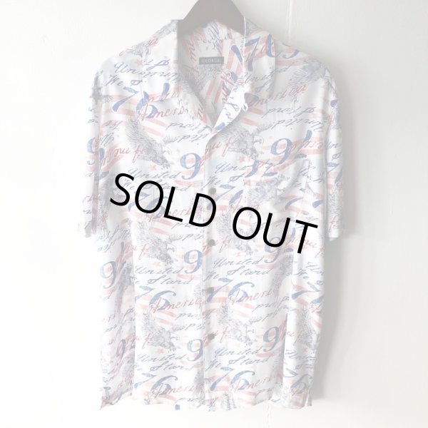 画像1: Pattern Shirt / size: XL (1)