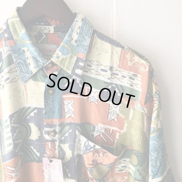 画像2: Pattern Shirt / size: XL (2)