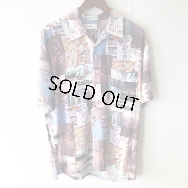 画像1: Pattern Shirt / size: L (1)