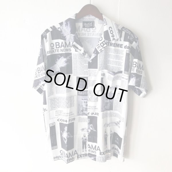 画像1: Pattern Shirt / size: L (1)