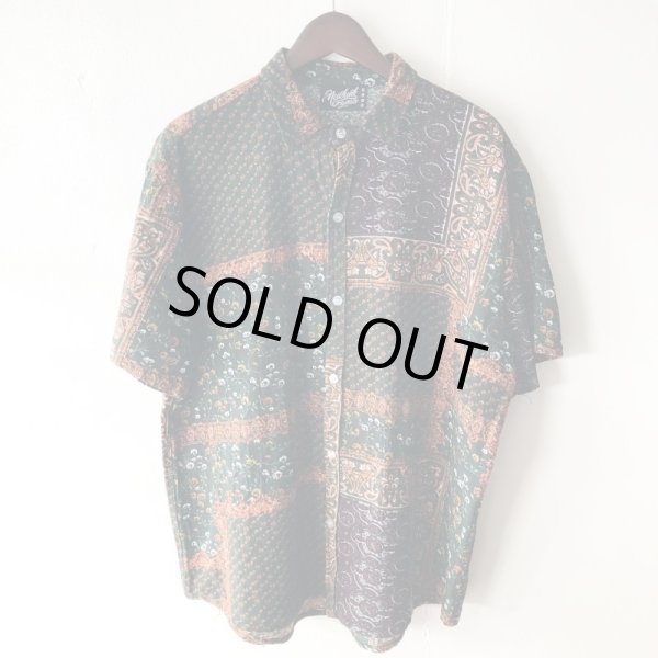 画像1: Pattern Shirt / size: L (1)