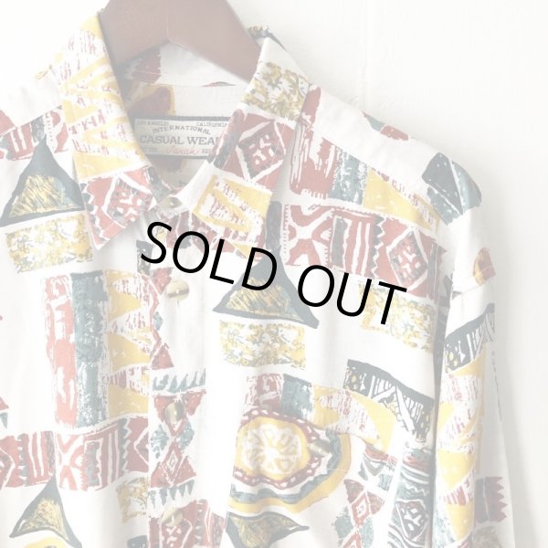 画像2: Pattern Shirt / size: XL (2)