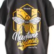 画像4: 【NEWFUNK】Honey Bee TEE (Light Black) (4)