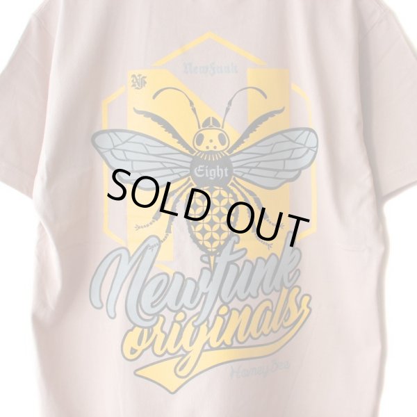 画像4: 【NEWFUNK】Honey Bee TEE (Smokey Pink) (4)