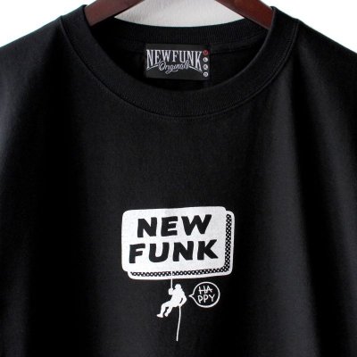 画像1: 【NEWFUNK】FLY UP TEE (Black)