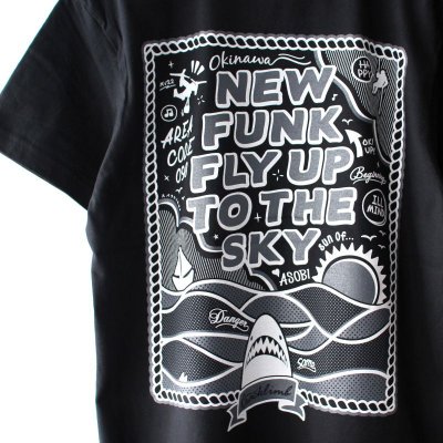 画像2: 【NEWFUNK】FLY UP TEE (Black)