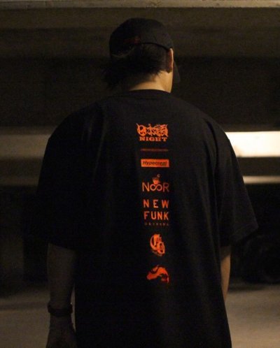 画像2: 【NEWFUNK】日本語 TEE (Dark Navy)