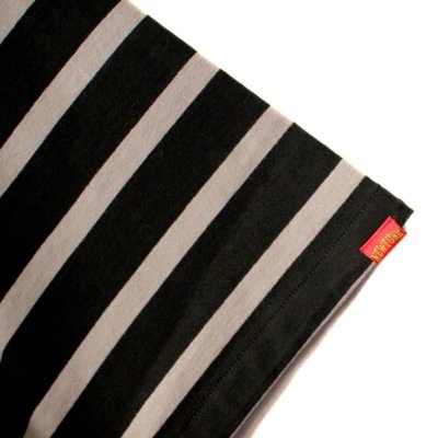 画像2: Stripe Rugby Shirt (Black)