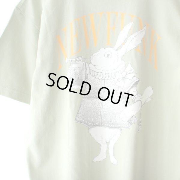 画像4: 【NEWFUNK】Rabbit TEE (Sage Green) (4)