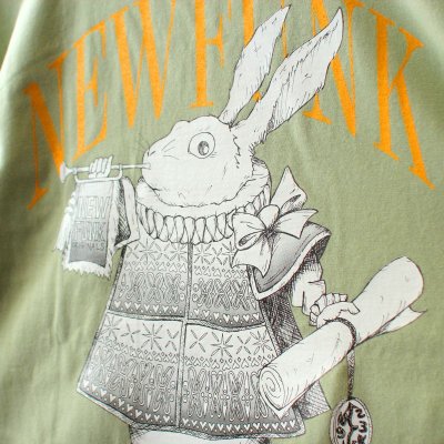 画像2: 【NEWFUNK】Rabbit TEE (Sage Green)