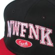 画像4: 【NEWFUNK】McG SNAPBACK CAP (Bk/Red) (4)