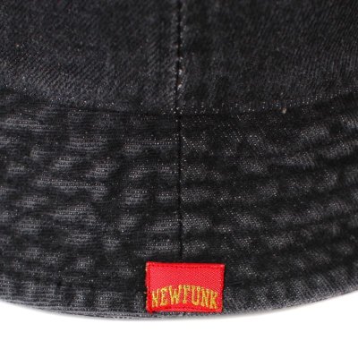 画像2: 【NEWFUNK】BLACK CAT BUCKET HAT (Denim)