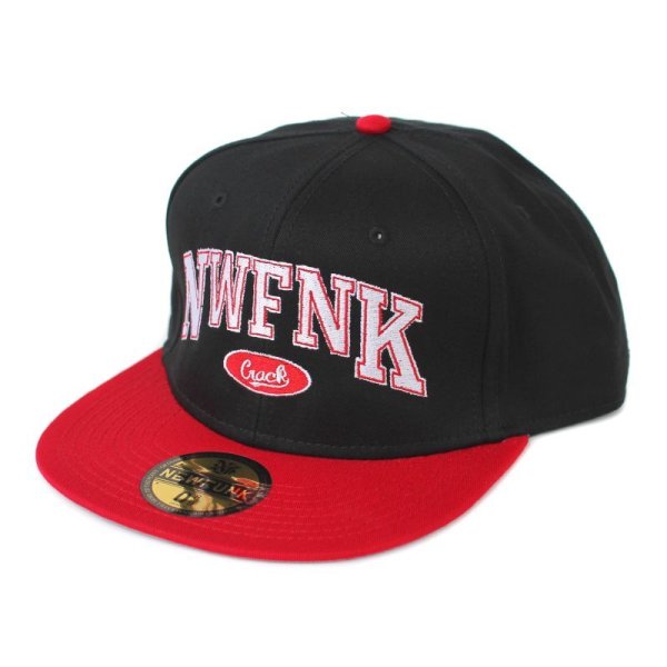 画像1: 【NEWFUNK】McG SNAPBACK CAP (Bk/Red) (1)