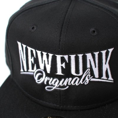 画像1: 【NEWFUNK】NFO SNAPBACK CAP (Black/White)