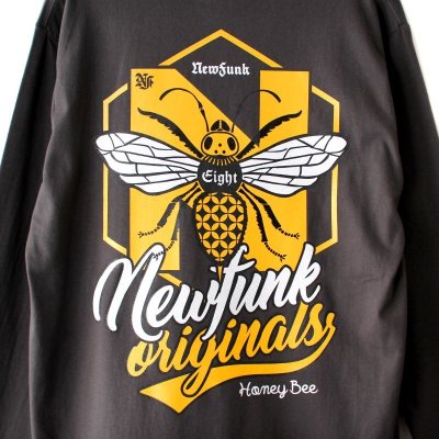 画像2: 【NEWFUNK】Honey Bee Long Sleeve Shirt (Shadow)