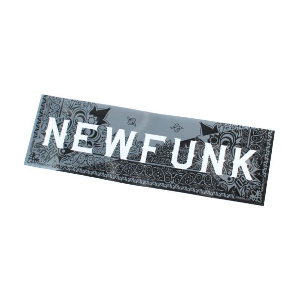 画像1: 【NEWFUNK】Hi Quality Sticker (Bk/Gr) (1)