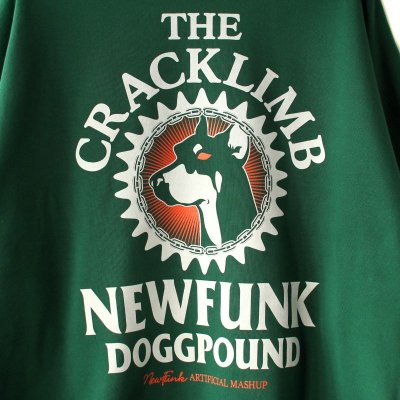 画像1: 【NEWFUNK】DOGGPOUND CREW NECK SWEAT (Ivy Green)